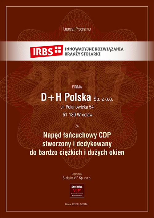dyplom stolarka VIP